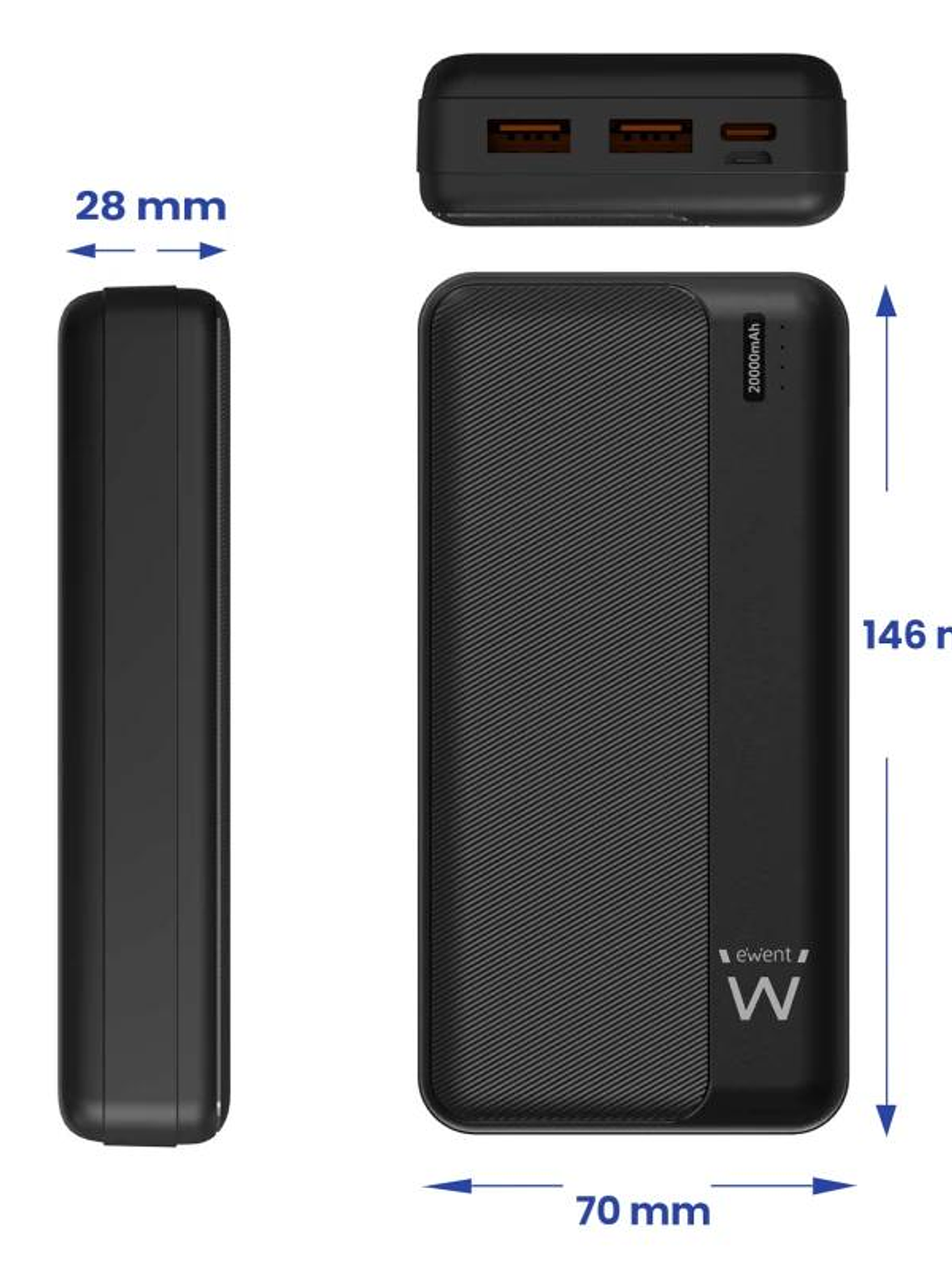 EWENT POWERBANK 20000mAh PD 22,5W 2