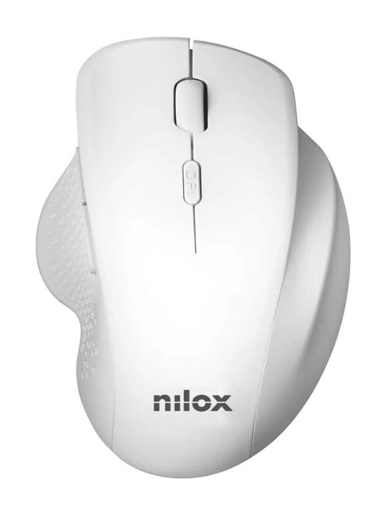 Nilox Ratón Wireless 3200 DPI, 2.4G, Blanco 1