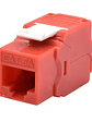 WP Keystone Cat. 6a UTP RJ45/Hembra  Rojo - Miniatura 1