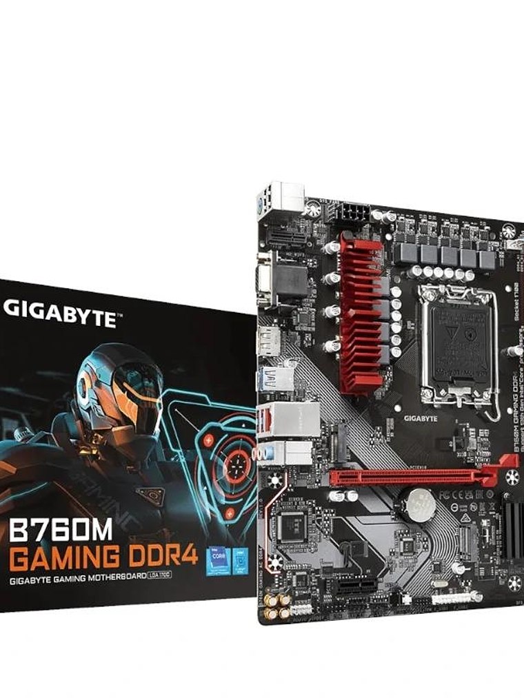 Gigabyte Placa Base B760M GAMING DDR4 mATX LGA1700 1