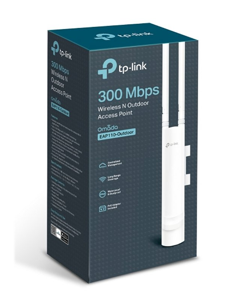 TP-LINK EAP110-Outdoor Punto Acceso N300 PoE 4
