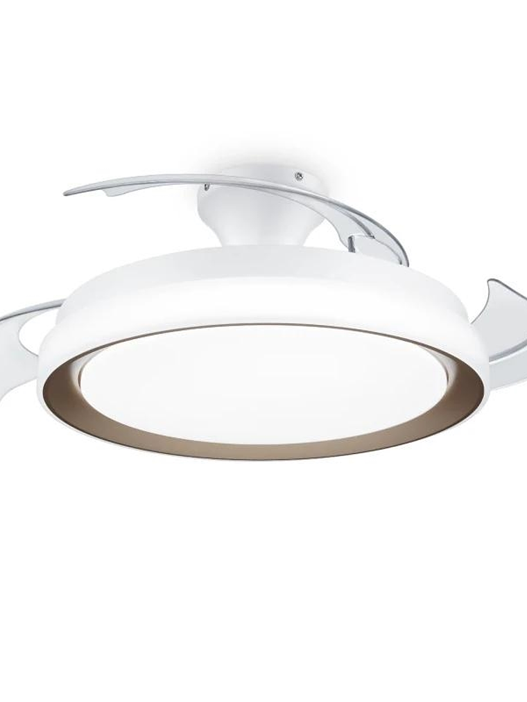 PHILIPS Ventilador techo Luz Bliss DC 28w Gold 1