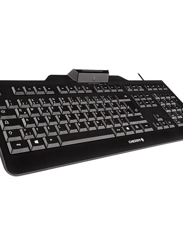 Cherry Teclado+lector chip integrado (DNIe) Negro 3