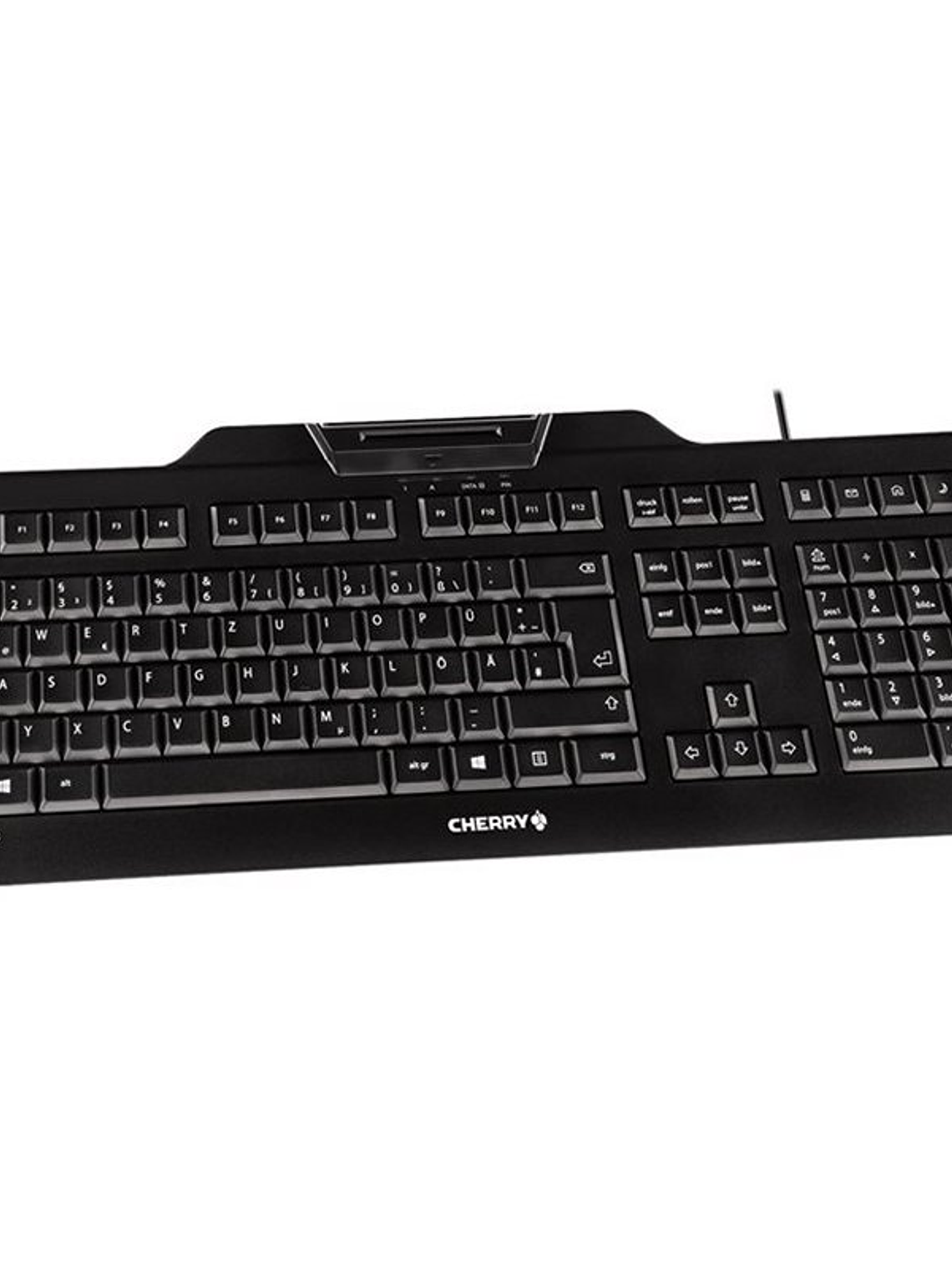 Cherry Teclado+lector chip integrado (DNIe) Negro 4