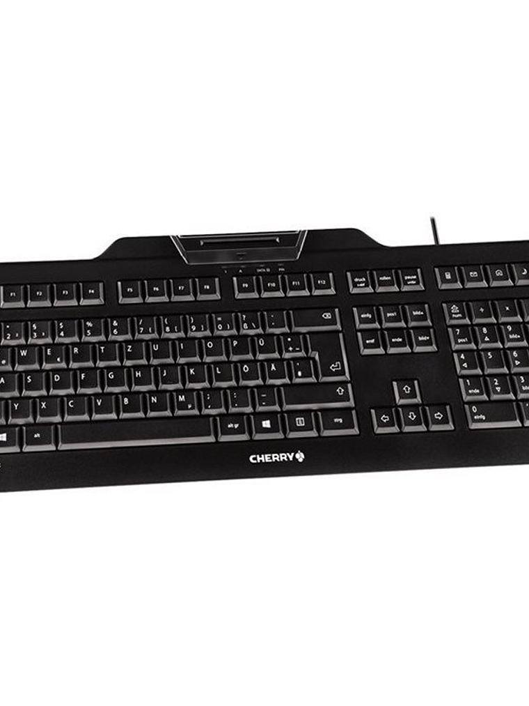 Cherry Teclado+lector chip integrado (DNIe) Negro 4