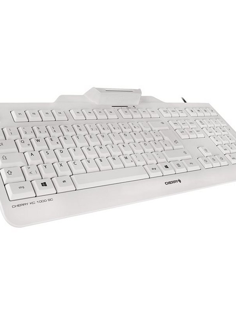Cherry Teclado+Lector Chip Integrado (DNIe) Blanco 2