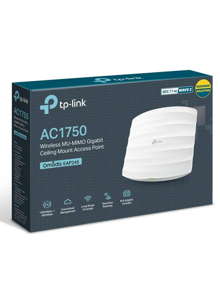 TP-LINK EAP245 Punto Acceso AC1750 Dual Band PoE 4