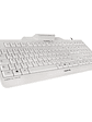 Cherry Teclado+Lector Chip Integrado (DNIe) Blanco - Miniatura 4