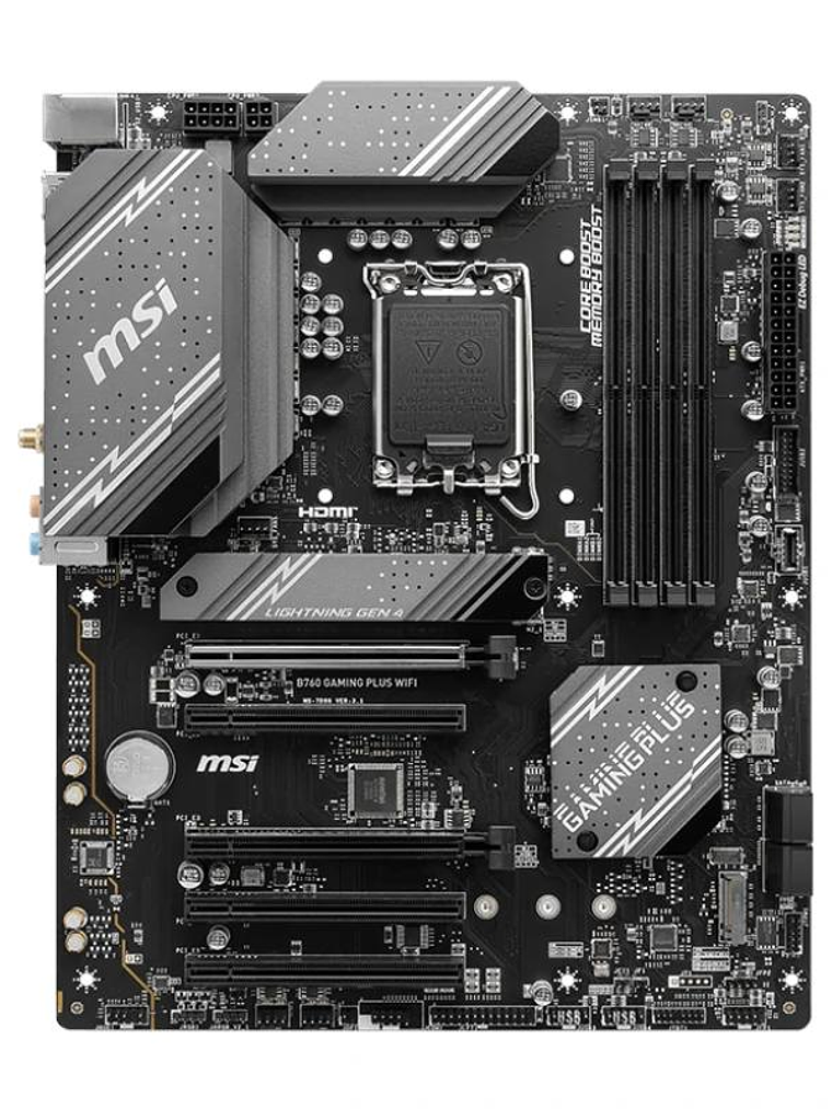 MSI Placa Base B760 GAMING PLUS WIFI DDR5 1700 2