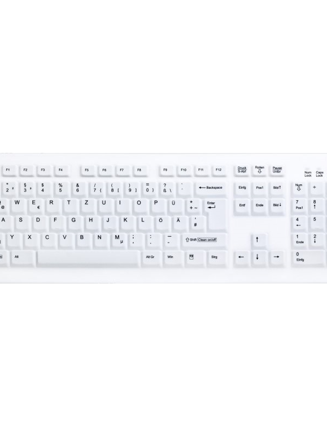 CHERRY Teclado Lava-desi pad numérico Blanco 1