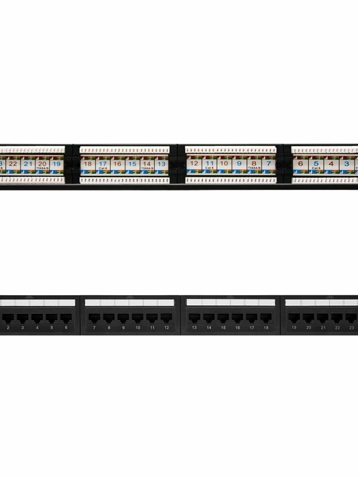 Nanocable Panel Parcheo 24P CAT.6 UTP 19
