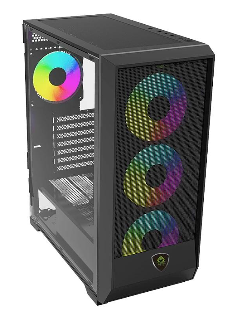 Keep Out Caja Atx XC-501 Mesh Black Usb3.0+type c 4