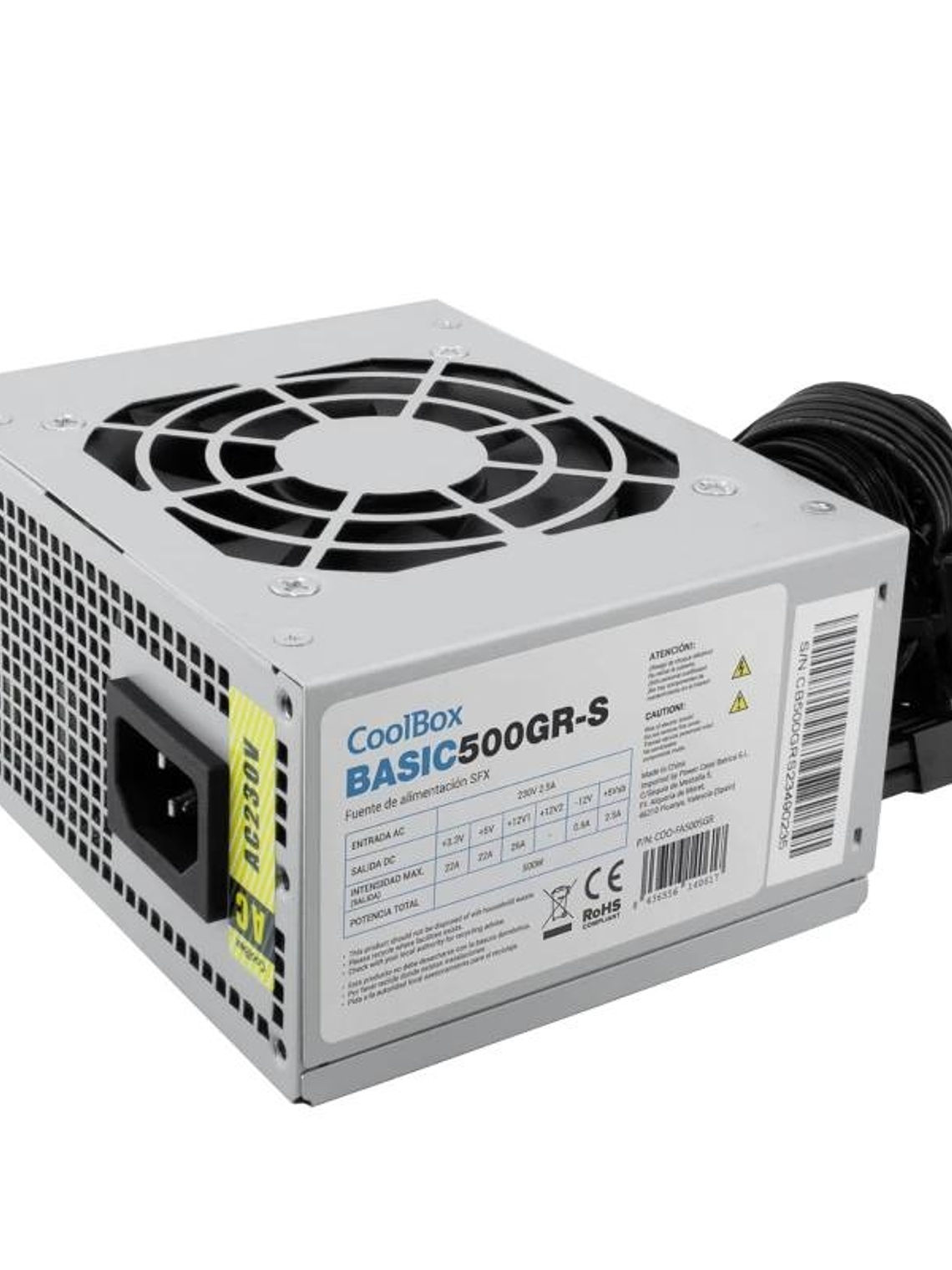 Coolbox Fuente Alim.SFX 500GR-S (CE,ROHS) 1
