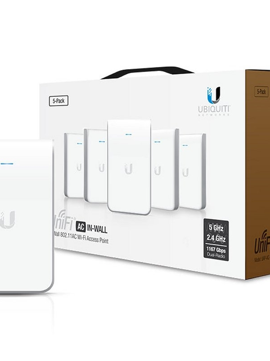Ubiquiti UniFi AC In-Wall UAP-AC-IW-5 Dual Band Pa 1