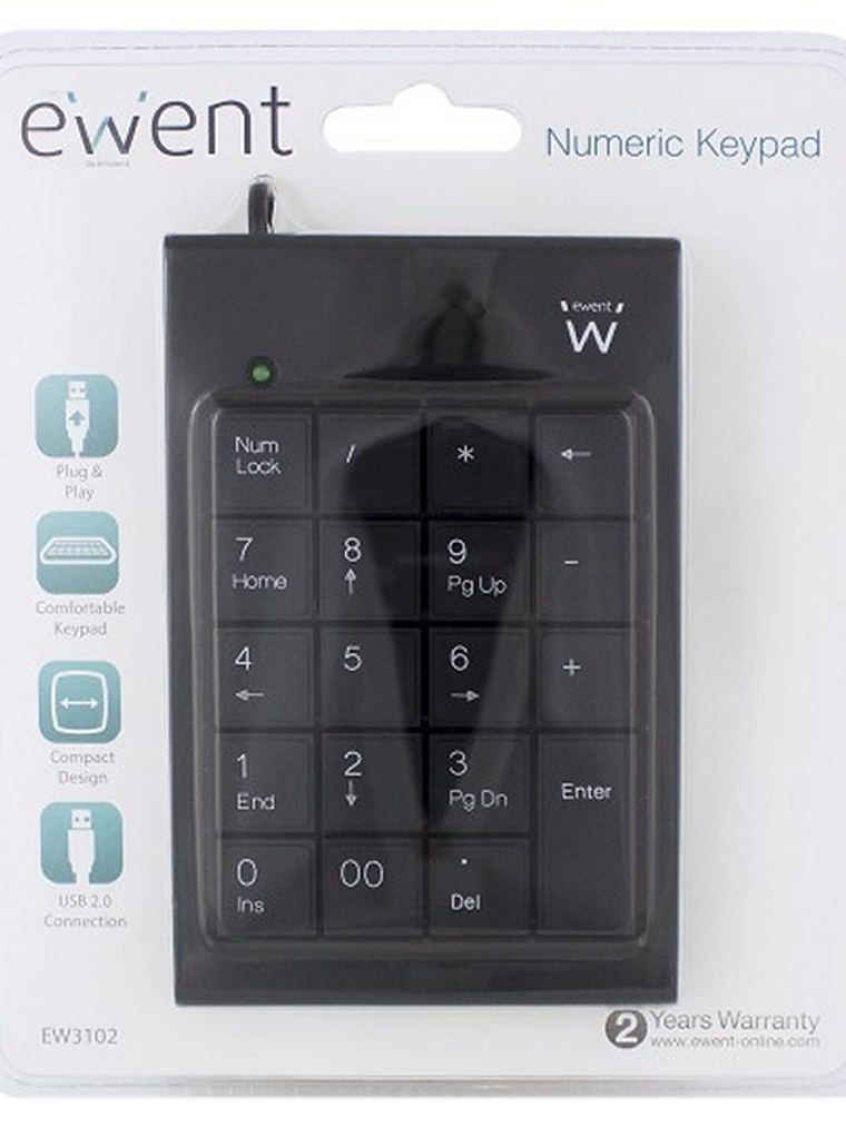 EWENT EW3102 Teclado Númerico Usb 3