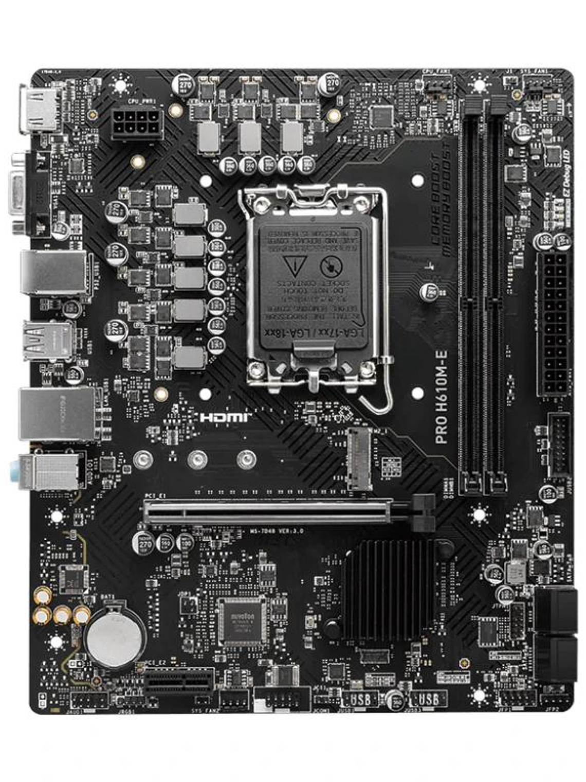 MSI Placa Base PRO H610M-E DDR5 mATX 1700 2