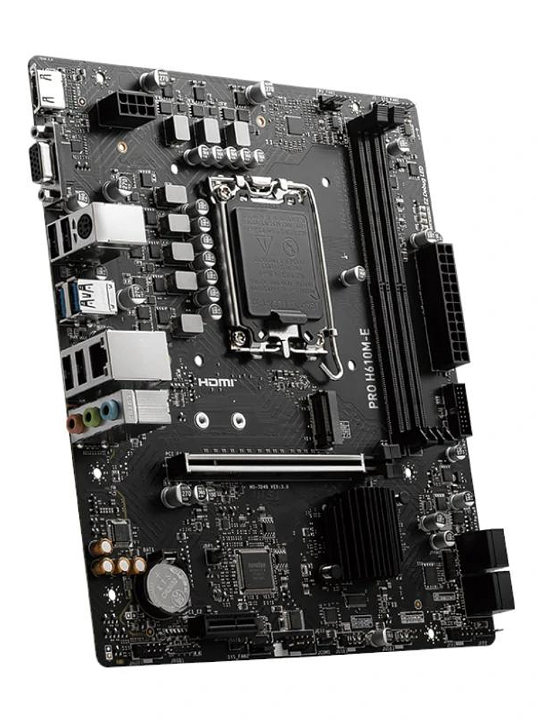 MSI Placa Base PRO H610M-E DDR5 mATX 1700 3