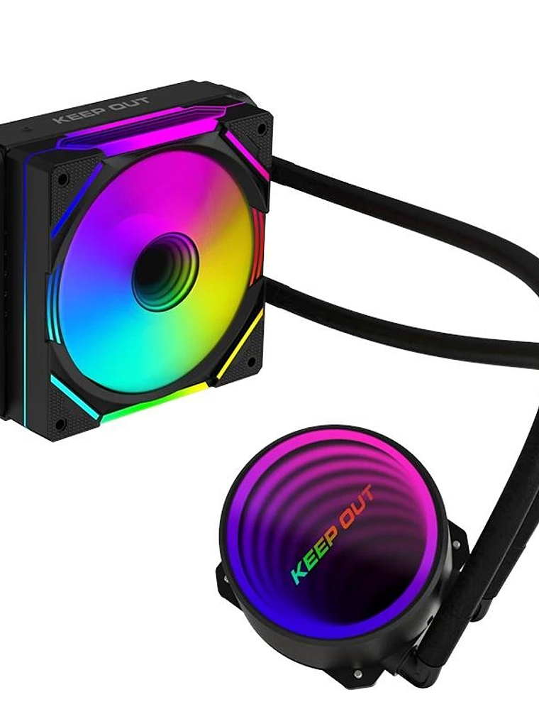 Keep Out KIT RL XWC-120 BLACK ARGB 120MM 1