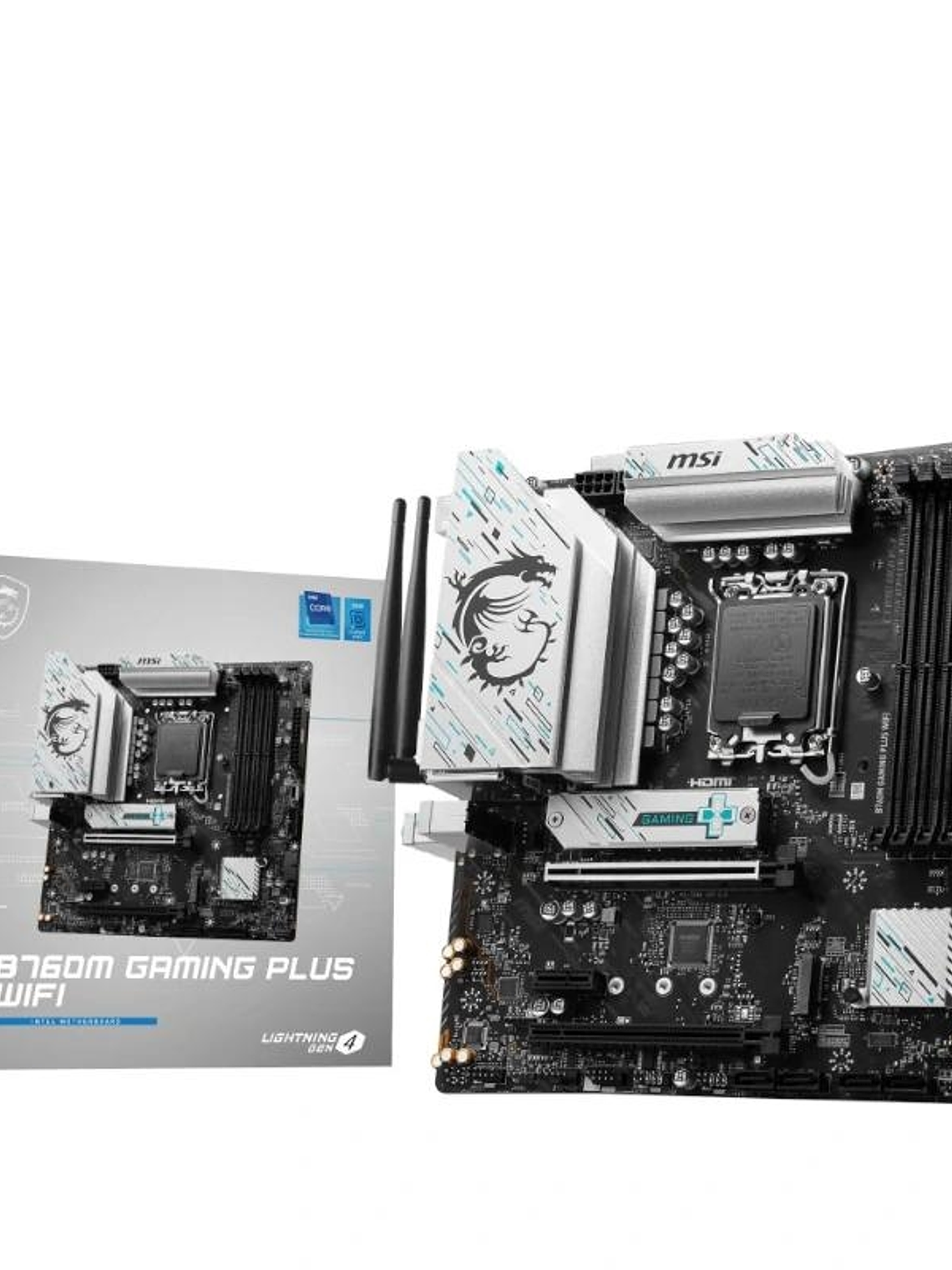 MSI Placa Base B760M Gaming Plus Wifi DDR5 LGA1700 1