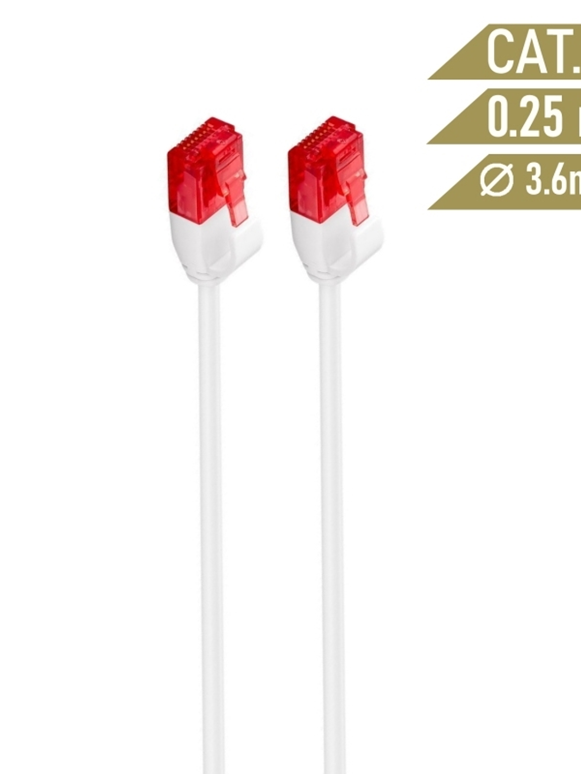 Ewent Latiguillo Categoría 6 U/UTP Slim 0,25 M 1