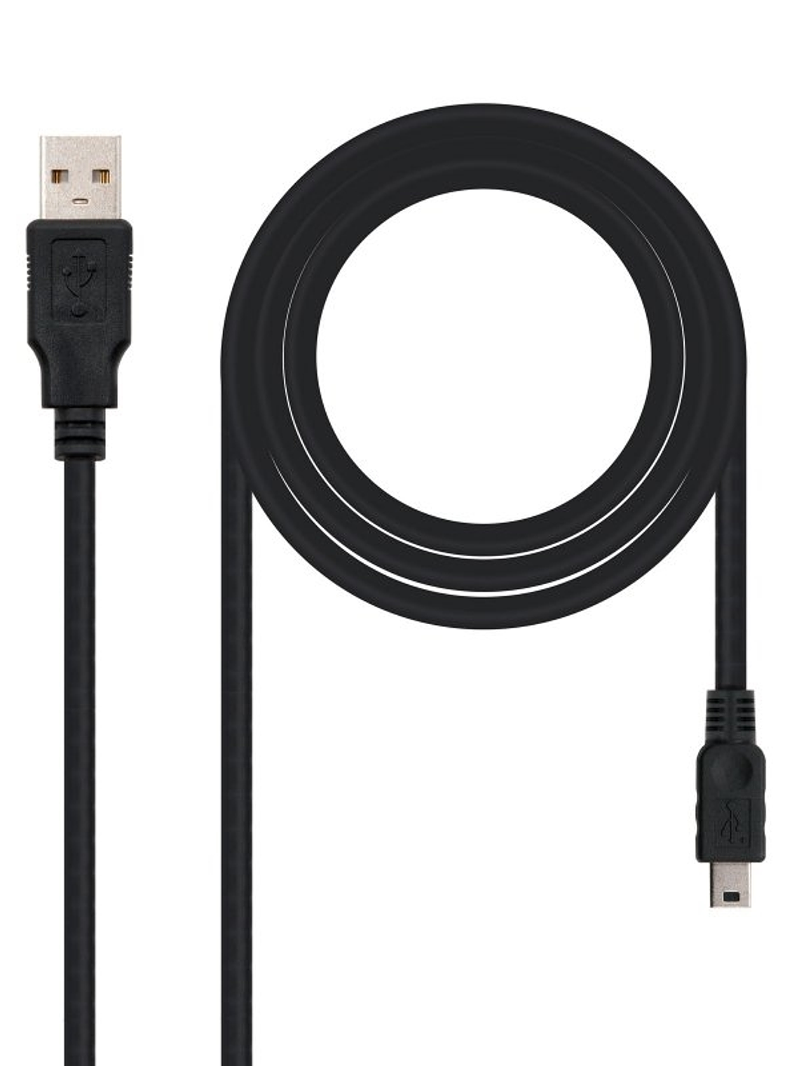 Nanocable Cable USB 2.0 Tipo A/M-Mini USB 5PIN/M1M 1