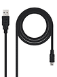 Nanocable Cable USB 2.0 Tipo A/M-Mini USB 5PIN/M1M - Miniatura 1