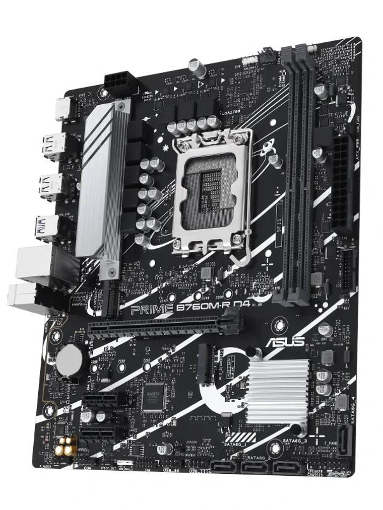 ASUS Placa Base PRIME B760M-R D4 mATX 1700 2