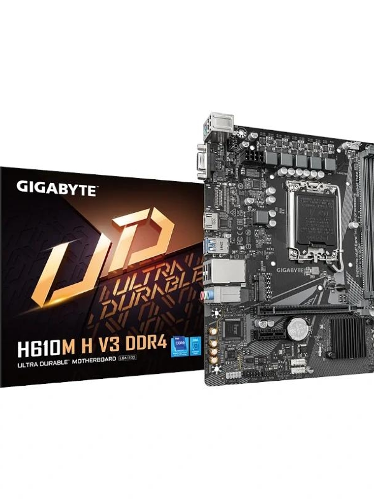 Gigabyte Placa Base H610M H V3 DDR4  mATX 1700 1
