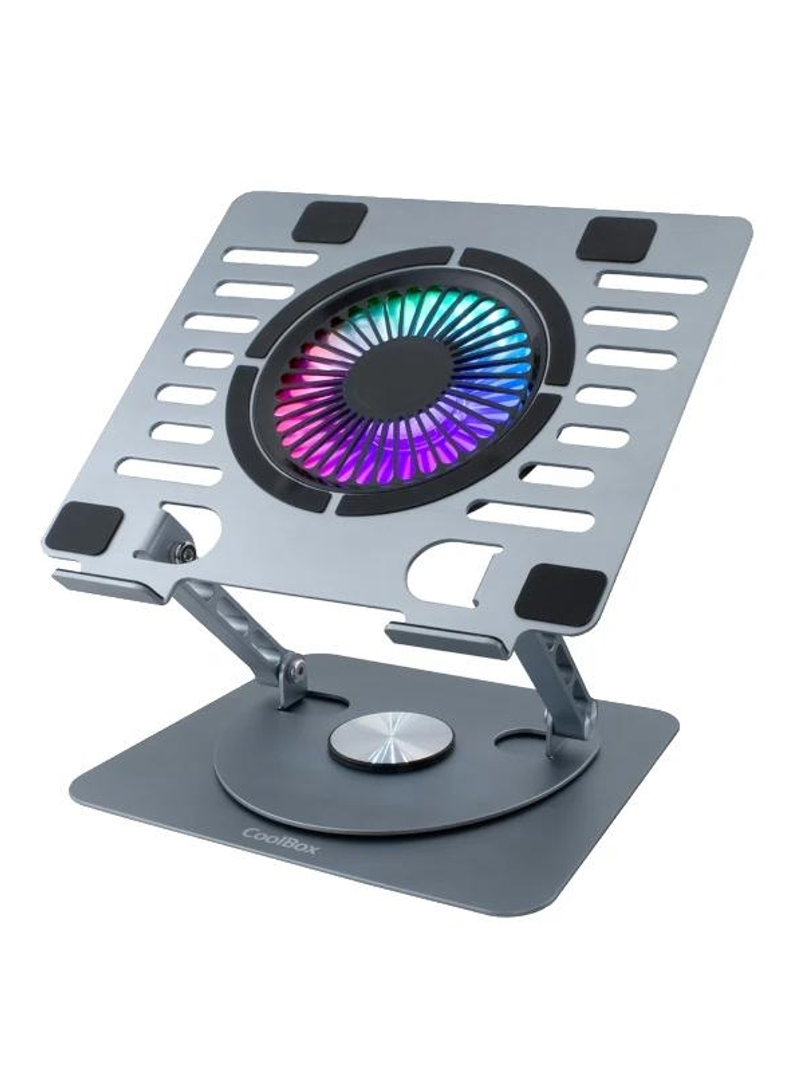 COOLBOX Base refrigerac.Portátil COOLAIR 1vent RGB 1