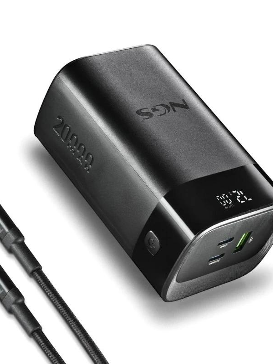 NGS BATERIA EXTERNA PORTATIL CARGA RAPIDA 65W 3