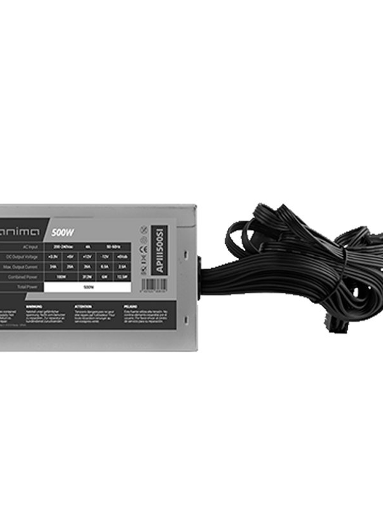 TACENS ANIMA Fuente APIII500SI 500W PSU 85% Bulk 4