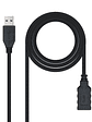 Nanocable Cable USB 3.0 Tipo A/M-A/H Negro 3.0 m - Miniatura 1