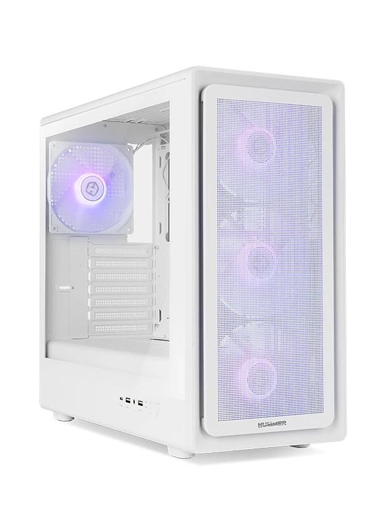 NOX Semitorre Hummer AERO Hyperflow ARGB Blanco 1