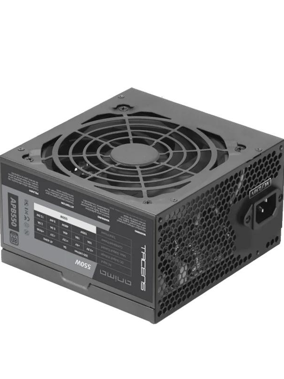 TACENSANIMA APB550 550W 80PLUS BRONZE SILENT BLACK 1