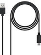 Nanocable Cable USB 2.0 3A Tipo USB-C/M-A/M 2 M - Miniatura 2