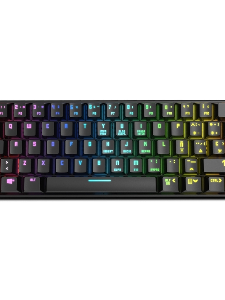 Krom Teclado Gaming KLUSTER RGB Mini Keyboard 1