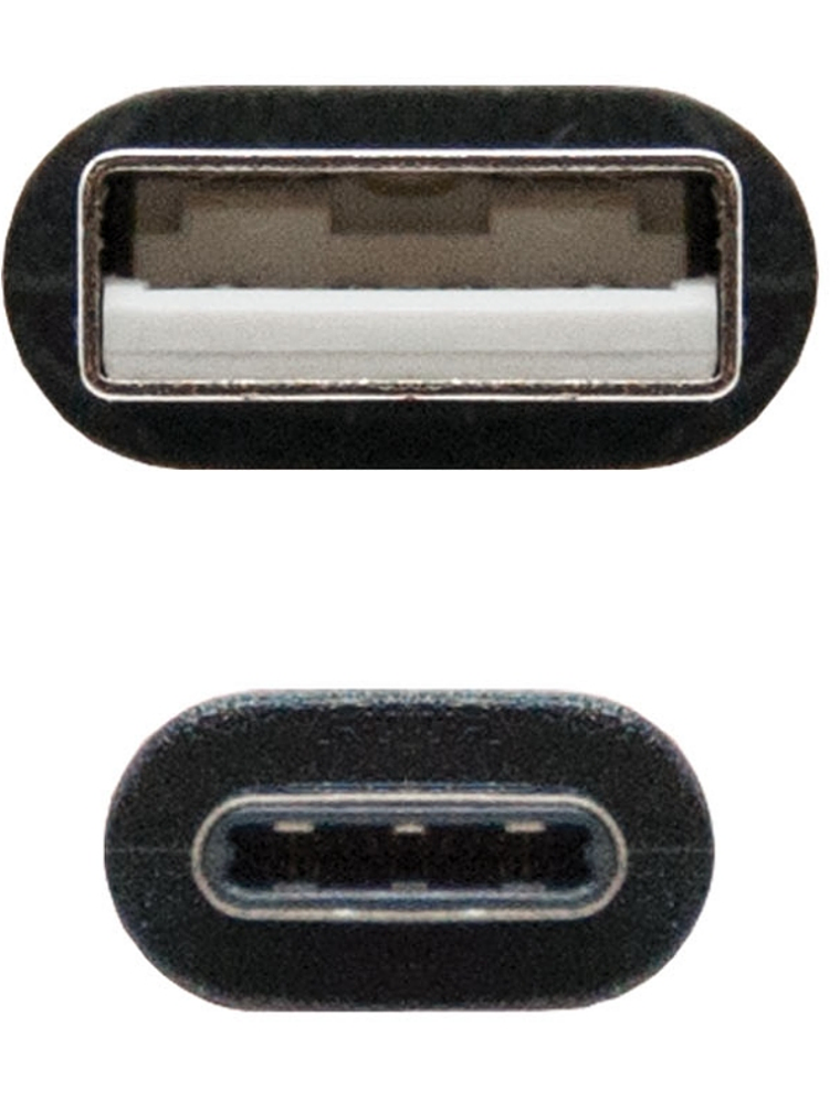 Nanocable Cable USB 2.0 3A Tipo USB-C/M-A/M 2 M 3