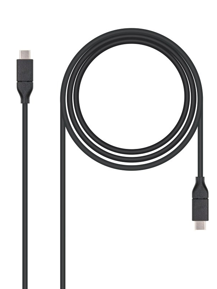 Nanocable Cable USB 3.1 Gen210Gbps USB-C A USB-C 1