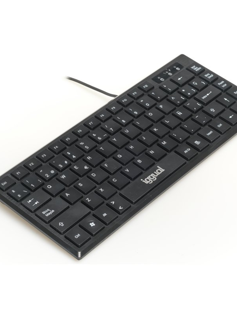 iggual Teclado USB compacto TKL Slim TKL-USB negro 2