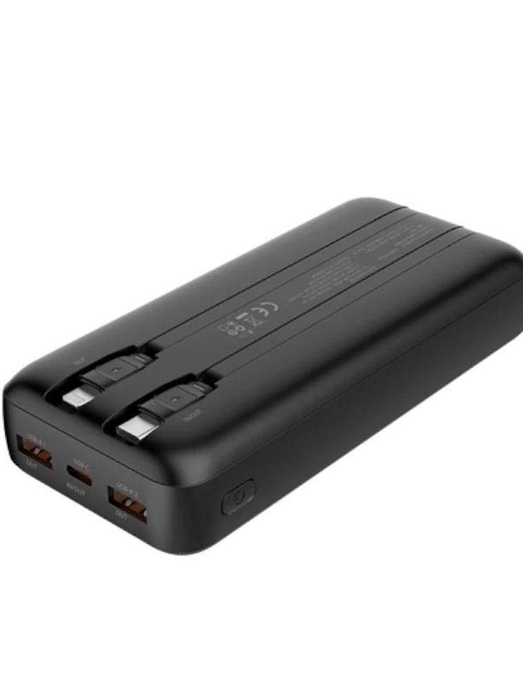 Coolbox PowerBank DP20 20000MAH LCD Negro Carg Ráp 2
