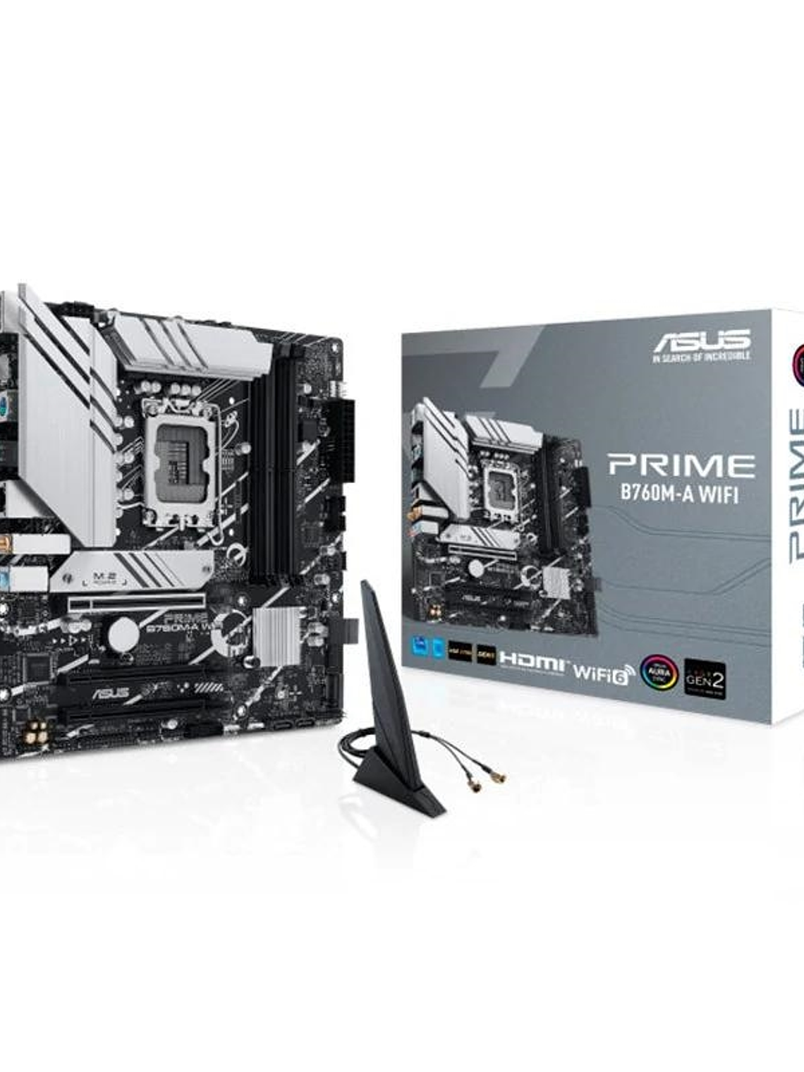 ASUS Placa Base PRIME B760M-A WIFI DDR5 mATX 1700 1