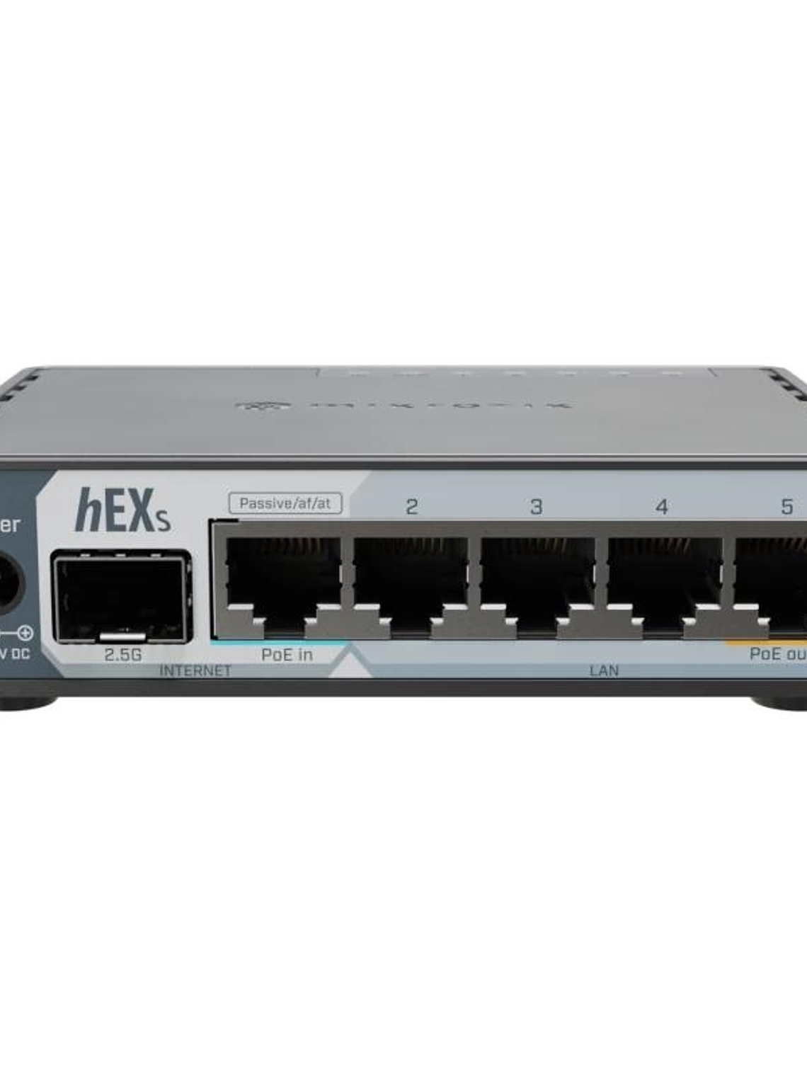 Mikrotik E60iUGS hEX Router 5xGbE PoE-I/O 1x2.5SFP 1