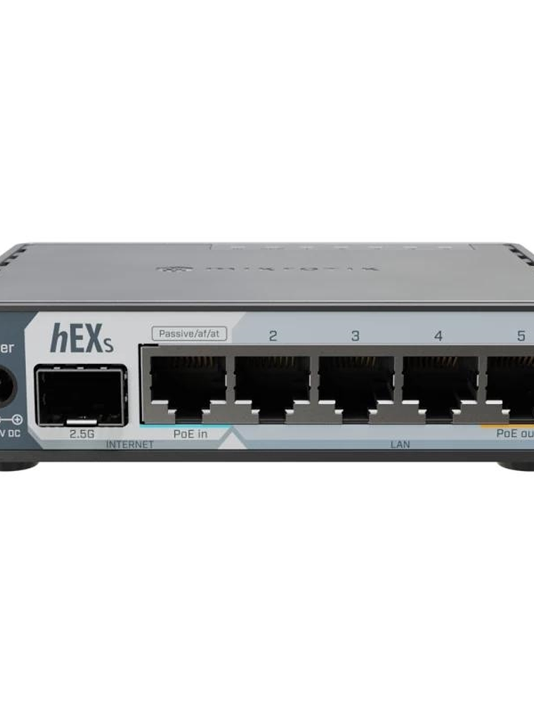Mikrotik E60iUGS hEX Router 5xGbE PoE-I/O 1x2.5SFP 1