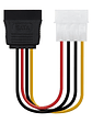 Nanocable Cable SATA, Molex M-SATA/H, 16cm - Miniatura 1