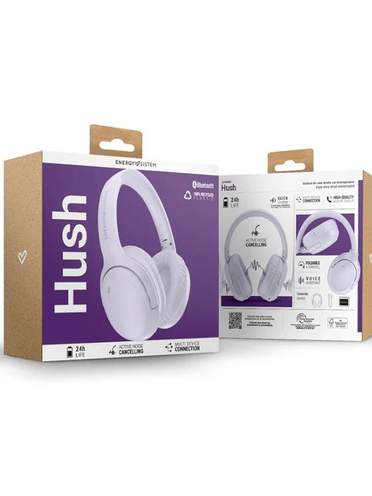 Energy Sistem Auriculares Hush Lavender BT ANC 4
