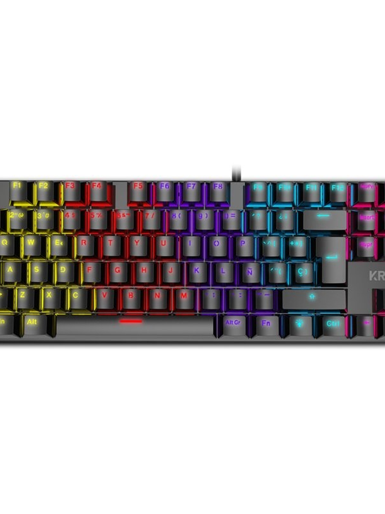 KROM Teclado Gaming NXKROMKASICTKL  TKL RAINBOW 1