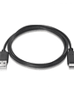 Aisens Cable USB 2.0 3A USB-C/M-A/M negro 1.0m - Miniatura 1
