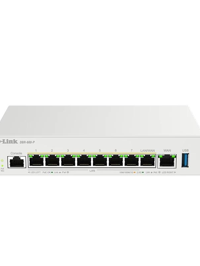 D-Link DBR-600-P Router PoE 9x2.5G 120W 1