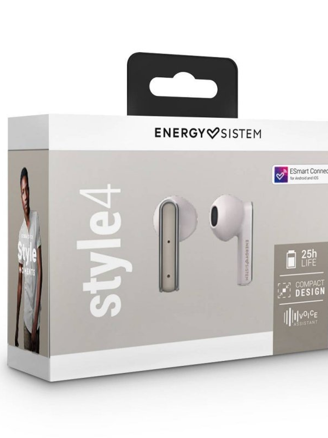 Energy Sistem Auriculares TW Style 4 Cream 4