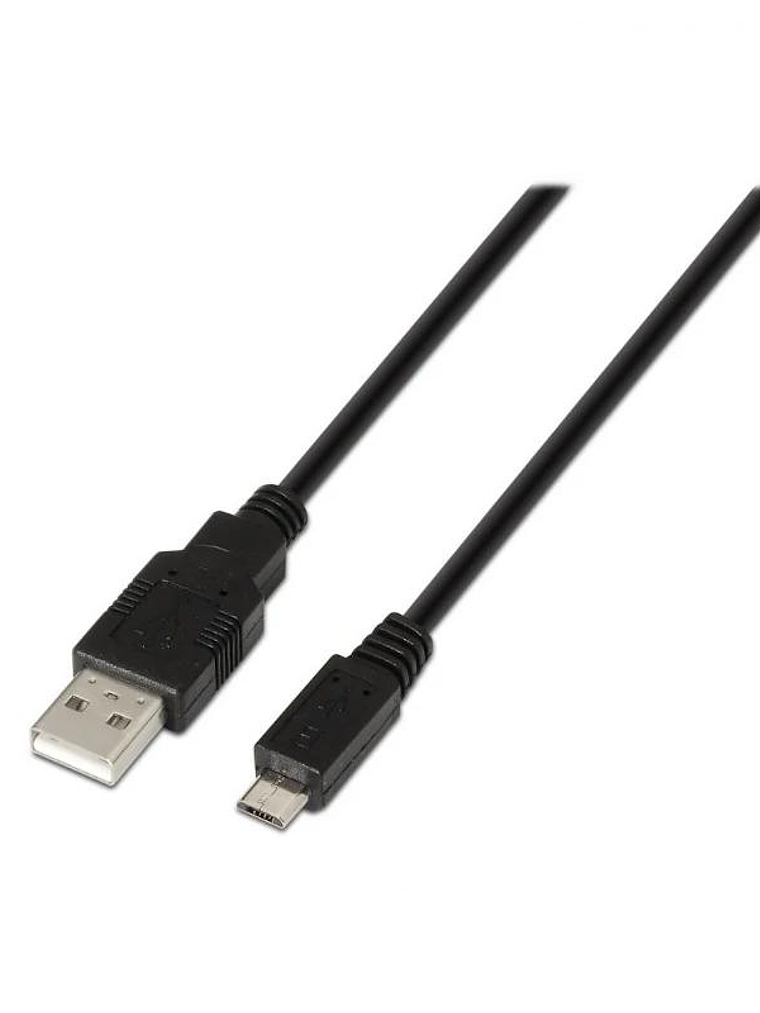 Aisens Cable USB 2.0 tipo A/M-Micro B/M negro 1.8m 2